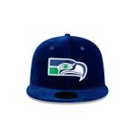 GORRA NEW ERA CAP SEATTLE SEAHAWKS NFL JUST CAPS VELVET 59FIFTY CERRADA en STOCK