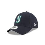GORRA NEW ERA CAP SEATTLE MARINERS MLB LEAGUE ESSENTIAL 9FORTY STRAPBACK PARA NIñA O NIñO en STOCK