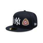 GORRA NEW ERA CAP NEW YORK YANKEES MLB MANY PATCHES 59FIFTY CERRADA en STOCK