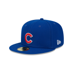 GORRA NEW ERA CAP CHICAGO CUBS MLB SIDEPATCH 59FIFTY CERRADA AZUL en STOCK