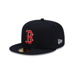 GORRA NEW ERA CAP BOSTON RED SOX MLB SIDEPATCH 59FIFTY CERRADA AZUL en STOCK