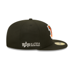 GORRA NEW ERA CAP ALPHA INDUSTRIES X CINCINNATI BENGALS NFL 59FIFTY CERRADA en STOCK