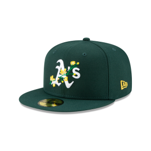 GORRA NEW ERA CAP OAKLAND ATHLETICS MLB SIDE PATCH BLOOM 59FIFTY CERRADA en STOCK