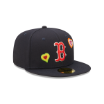 GORRA NEW ERA CAP BOSTON RED SOX MLB CHAIN STITCH HEART 59FIFTY CERRADA en STOCK