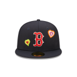 GORRA NEW ERA CAP BOSTON RED SOX MLB CHAIN STITCH HEART 59FIFTY CERRADA en STOCK