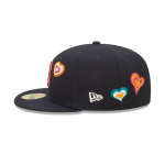 GORRA NEW ERA CAP BOSTON RED SOX MLB CHAIN STITCH HEART 59FIFTY CERRADA en STOCK