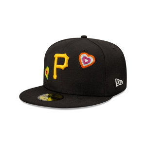 GORRA NEW ERA CAP PITTSBURGH PIRATES MLB CHAIN STITCH HEART 59FIFTY CERRADA en STOCK