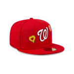 GORRA NEW ERA CAP WASHINGTON NATIONALS MLB CHAIN STITCH HEART 59FIFTY CERRADA en STOCK