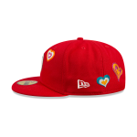 GORRA NEW ERA CAP WASHINGTON NATIONALS MLB CHAIN STITCH HEART 59FIFTY CERRADA en STOCK