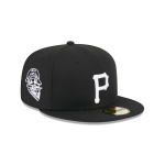 GORRA NEW ERA CAP PITTSBURGH PIRATES MLB SIDEPATCH 59FIFTY CERRADA NEGRA en STOCK