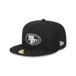 GORRA NEW ERA CAP SAN FRANCISCO 49ERS NFL SIDEPATCH 59FIFTY CERRADA NEGRA en STOCK