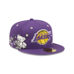 GORRA NEW ERA CAP LOS ANGELES LAKERS NBA TEDDY 59FIFTY CERRADA en STOCK