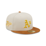 GORRA NEW ERA CAP OAKLAND ATHLETICS MLB CORDUROY VISOR 59FIFTY CERRADA en STOCK