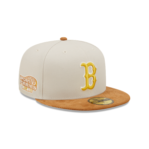 GORRA NEW ERA CAP BOSTON RED SOX MLB CORDUROY VISOR 59FIFTY CERRADA en STOCK