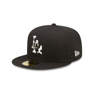GORRA NEW ERA CAP LOS ANGELES DODGERS LOGO INFILL COLLECTION 59FIFTY CERRADA en STOCK