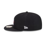 GORRA NEW ERA CAP LOS ANGELES DODGERS MLB COLORPACK 59FIFTY CERRADA NEGRA en STOCK