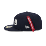 GORRA NEW ERA CAP ALPHA INDUSTRIES X MLB DETROIT TIGERS 59FIFTY CERRADA en STOCK