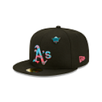 GORRA NEW ERA CAP OAKLAND ATHLETICS MLB MOUNTAINPEAK 59FIFTY CERRADA en STOCK