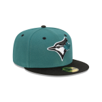 GORRA NEW ERA CAP TORONTO BLUE JAYS MLB PINE BLACK 59FIFTY CERRADA en STOCK