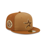 GORRA NEW ERA CAP HOUSTON ASTROS MLB TRI-TONE BROWN 59FIFTY CERRADA en STOCK