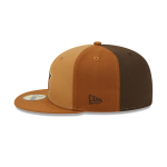 GORRA NEW ERA CAP HOUSTON ASTROS MLB TRI-TONE BROWN 59FIFTY CERRADA en STOCK