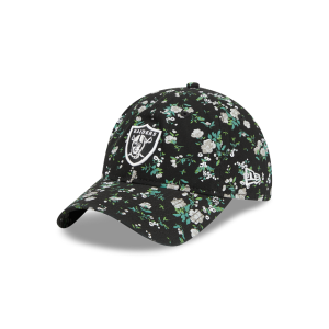 GORRA NEW ERA CAP LAS VEGAS RAIDERS NFL BOUQUET 9TWENTY STRAPBACK PARA MUJER en STOCK