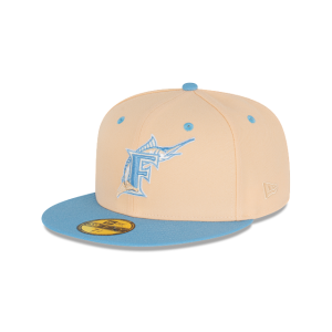 GORRA NEW ERA CAP MIAMI MARLINS MLB ICE LATTE 59FIFTY CERRADA en STOCK