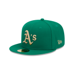 GORRA NEW ERA CAP OAKLAND ATHLETICS MLB SIDEPATCH LAUREL 59FIFTY CERRADA en STOCK