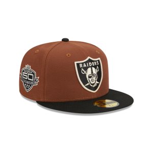 GORRA NEW ERA CAP LAS VEGAS RAIDERS NFL HARVEST 59FIFTY CERRADA en STOCK