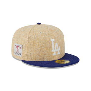 GORRA NEW ERA CAP HARRIS TWEED X MLB LOS ANGELES DODGERS 59FIFTY CERRADA en STOCK