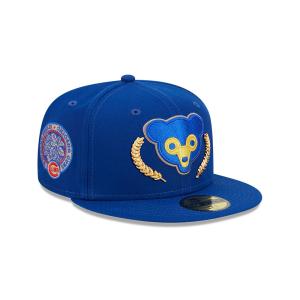 GORRA NEW ERA CAP CHICAGO CUBS MLB GOLD LEAF 59FIFTY CERRADA en STOCK