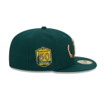 GORRA NEW ERA CAP OAKLAND ATHLETICS MLB GOLD LEAF 59FIFTY CERRADA en STOCK