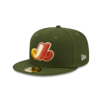 GORRA NEW ERA CAP MONTREAL EXPOS MLB AUTUMN FLANNEL 59FIFTY CERRADA en STOCK