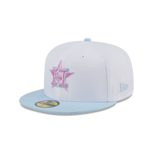 GORRA NEW ERA CAP HOUSTON ASTROS MLB COLOR PACK 59FIFTY CERRADA BLANCA en STOCK
