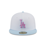 GORRA NEW ERA CAP LOS ANGELES DODGERS MLB COLOR PACK 59FIFTY CERRADA BLANCA en STOCK