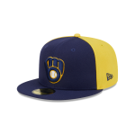 GORRA NEW ERA CAP MILWAUKEE BREWERS MLB GAME DAY 59FIFTY CERRADA en STOCK