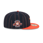 GORRA NEW ERA CAP HOUSTON ASTROS MLB THROWBACK 59FIFTY CERRADA PINSTRIPE en STOCK