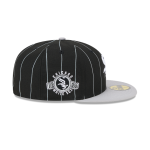 GORRA NEW ERA CAP CHICAGO WHITE SOX MLB THROWBACK 59FIFTY CERRADA PINSTRIPE en STOCK