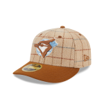 GORRA NEW ERA CAP TORONTO BLUE JAYS MLB HERRINGBONE CHECK 59FIFTY LP CERRADA en STOCK