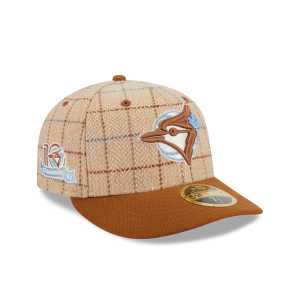GORRA NEW ERA CAP TORONTO BLUE JAYS MLB HERRINGBONE CHECK 59FIFTY LP CERRADA en STOCK