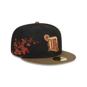 GORRA NEW ERA CAP DETROIT TIGERS MLB RUSTIC FALL 59FIFTY CERRADA en STOCK