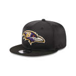 GORRA NEW ERA CAP BALTIMORE RAVENS NFL SATIN BLACK 9FIFTY SNAPBACK en STOCK