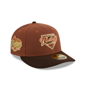 GORRA NEW ERA CAP SAN DIEGO PADRES MLB VELVET FILL 59FIFTY LP CERRADA en STOCK