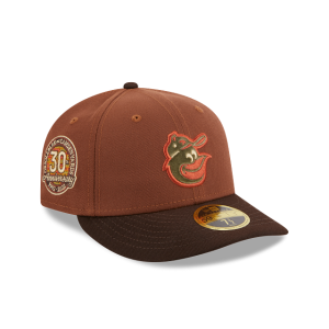 GORRA NEW ERA CAP BALTIMORE ORIOLES MLB VELVET FILL 59FIFTY LP CERRADA en STOCK