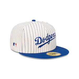 GORRA NEW ERA CAP LOS ANGELES DODGERS MLB PINSTRIPE 59FIFTY CERRADA en STOCK