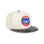 GORRA NEW ERA CAP CHICAGO CUBS MLB LEATHER VISOR 59FIFTY CERRADA en STOCK