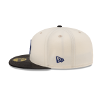 GORRA NEW ERA CAP LOS ANGELES DODGERS MLB LEATHER VISOR 59FIFTY CERRADA en STOCK