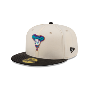 GORRA NEW ERA CAP ARIZONA DIAMONDBACKS MLB LEATHER VISOR 59FIFTY CERRADA en STOCK
