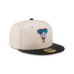 GORRA NEW ERA CAP ARIZONA DIAMONDBACKS MLB LEATHER VISOR 59FIFTY CERRADA en STOCK