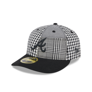 GORRA NEW ERA CAP ATLANTA BRAVES MLB PATCH PLAID 59FIFTY LP CERRADA en STOCK